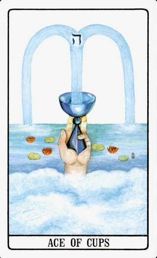 Ace of Cups — The Golden Dawn Tarot tarot card
