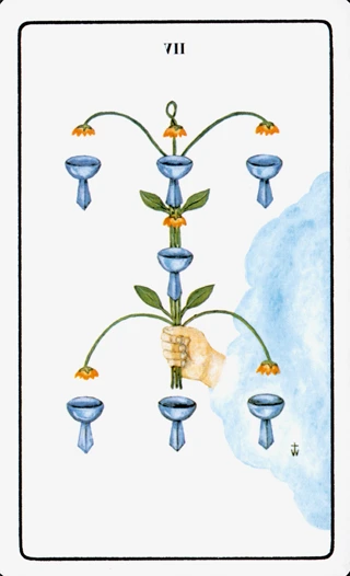 7 of Cups — The Golden Dawn Tarot tarot card