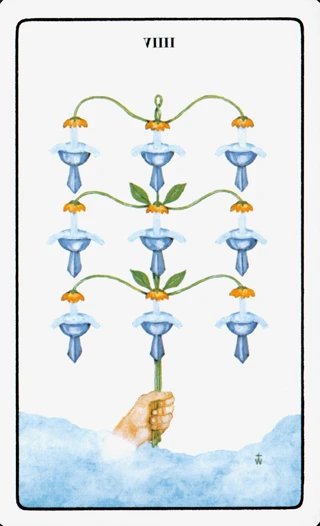 9 of Cups — The Golden Dawn Tarot tarot card