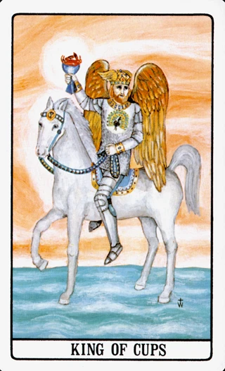King of Cups — The Golden Dawn Tarot tarot card