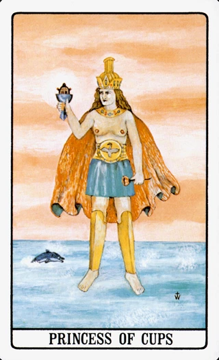 Princess of Cups — The Golden Dawn Tarot tarot card