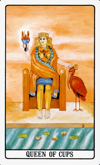 Queen of Cups — The Golden Dawn Tarot tarot card