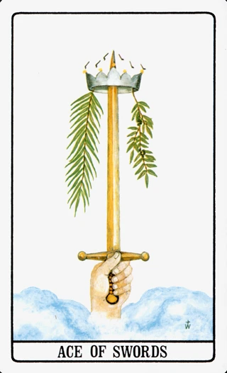 Ace of Swords — The Golden Dawn Tarot tarot card
