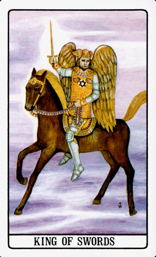 King of Swords — The Golden Dawn Tarot tarot card