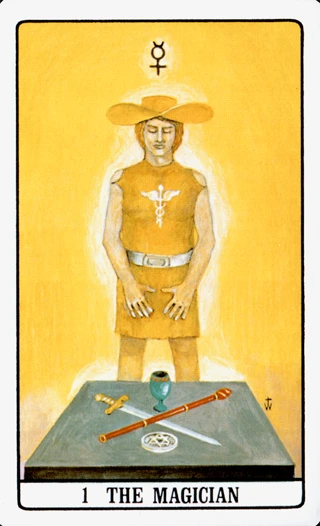 The Magician — The Golden Dawn Tarot tarot card