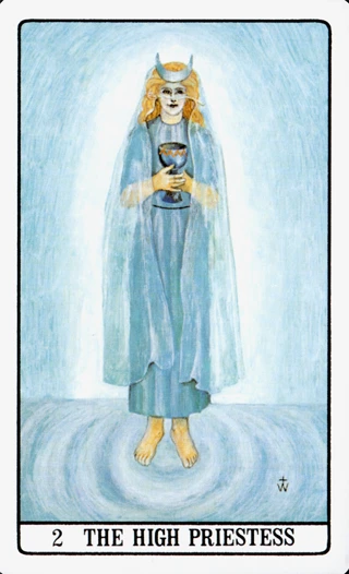 The High Priestess — The Golden Dawn Tarot tarot card