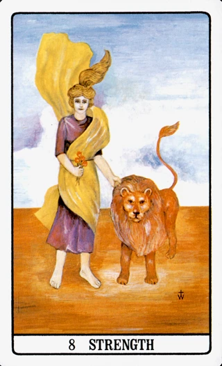 Strength — The Golden Dawn Tarot tarot card