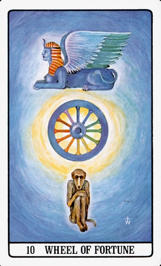 Wheel of Fortune — The Golden Dawn Tarot tarot card