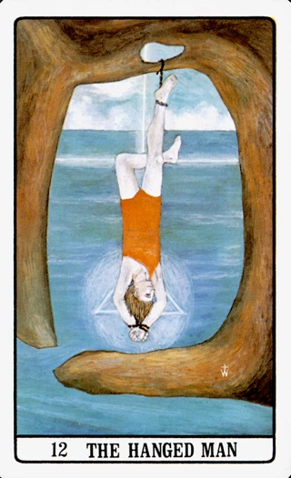 The Hanged Man — The Golden Dawn Tarot tarot card