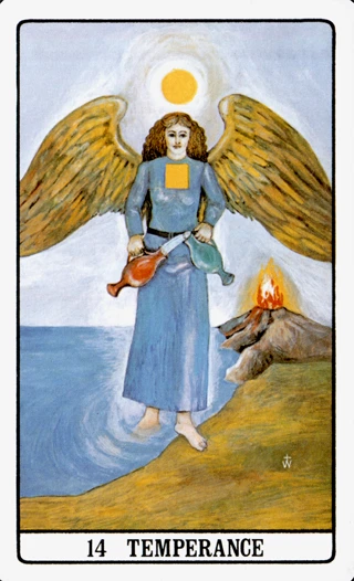 Temperance — The Golden Dawn Tarot tarot card