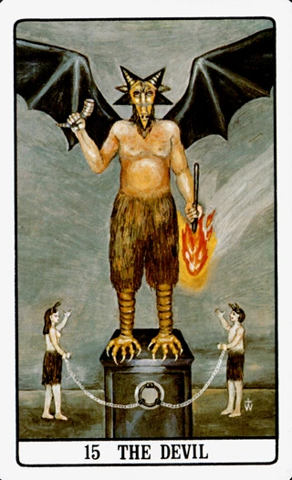 The Devil — The Golden Dawn Tarot tarot card