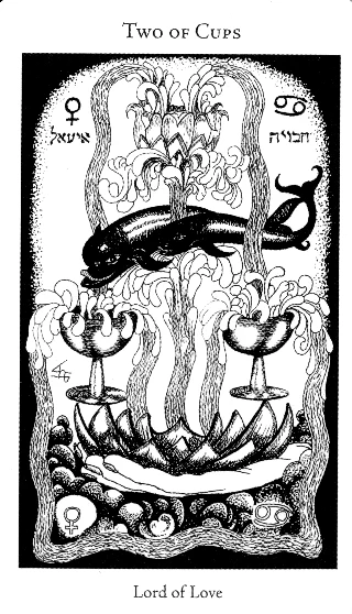 2 of Cups — Hermetic Tarot tarot card