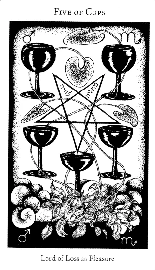 5 of Cups — Hermetic Tarot tarot card