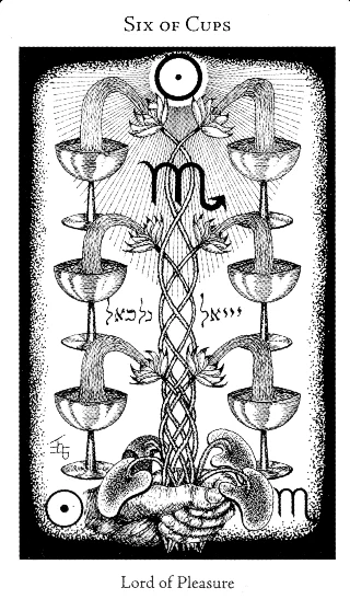 6 of Cups — Hermetic Tarot tarot card