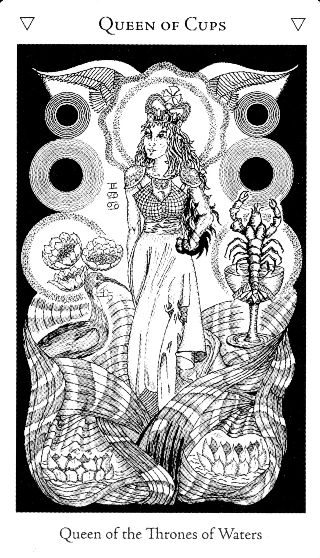 Queen of Cups — Hermetic Tarot tarot card