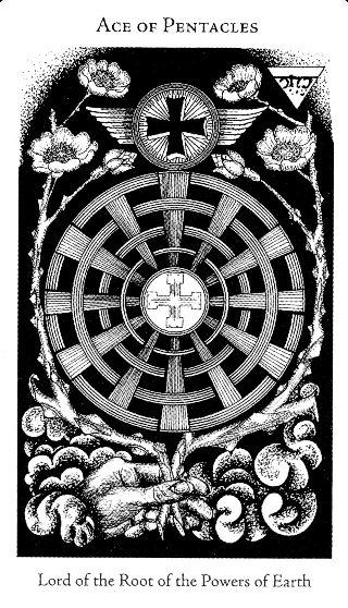 Ace of Pentacles — Hermetic Tarot tarot card