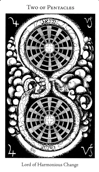 2 of Pentacles — Hermetic Tarot tarot card