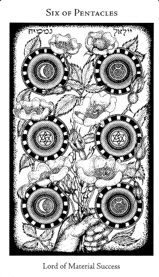 6 of Pentacles — Hermetic Tarot tarot card