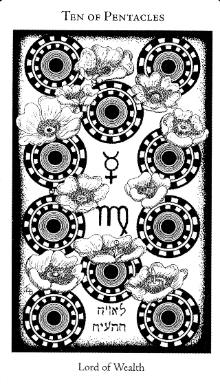 10 of Pentacles — Hermetic Tarot tarot card