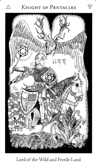 Knight of Pentacles — Hermetic Tarot tarot card