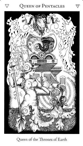 Queen of Pentacles — Hermetic Tarot tarot card