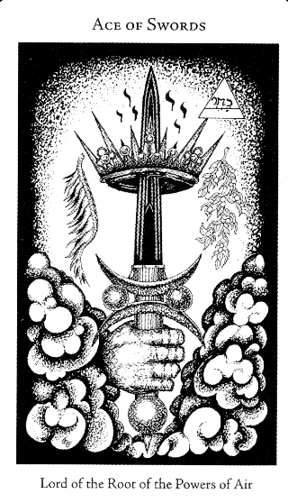 Ace of Swords — Hermetic Tarot tarot card