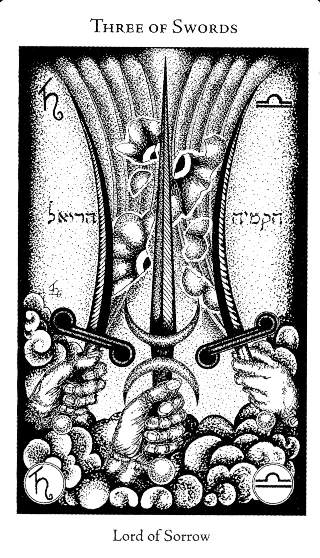 3 of Swords — Hermetic Tarot tarot card