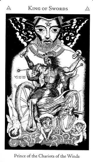 King of Swords — Hermetic Tarot tarot card