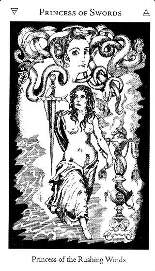 Page of Swords — Hermetic Tarot tarot card