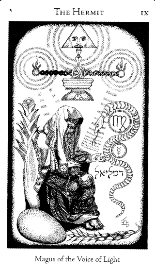 The Hermit — Hermetic Tarot tarot card