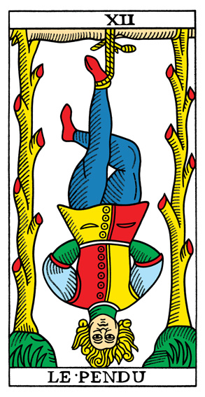 Le Pendu (The Hanged Man) — Tarot de Marseille tarot card
