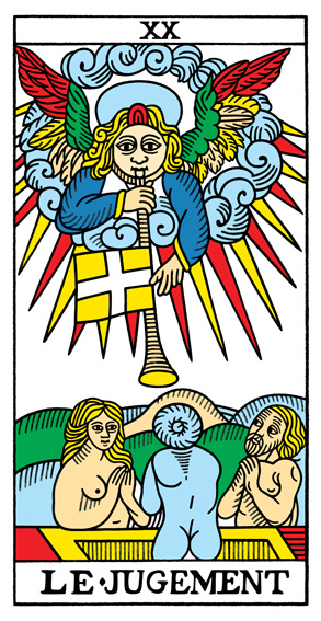 Le Jugement (Judgement) — Tarot de Marseille tarot card
