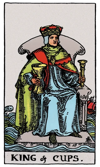 King of Cups — Rider-Waite-Smith (RWS) tarot card