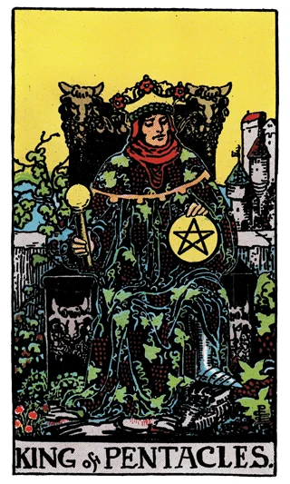 King of Pentacles — Rider-Waite-Smith (RWS) tarot card