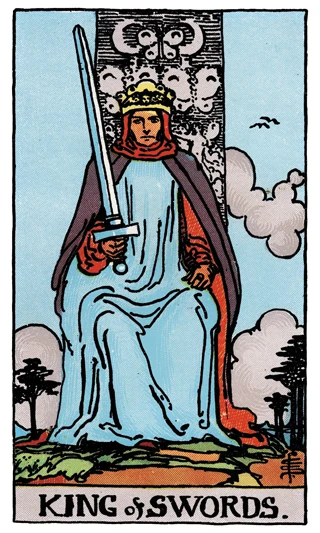 King of Swords — Rider-Waite-Smith (RWS) tarot card