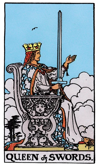 Queen of Swords — Rider-Waite-Smith (RWS) tarot card