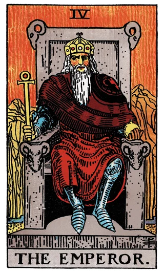The Emperor — Rider-Waite-Smith (RWS) tarot card