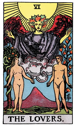 The Lovers — Rider-Waite-Smith (RWS) tarot card