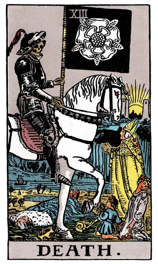 Death — Rider-Waite-Smith (RWS) tarot card