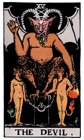The Devil — Rider-Waite-Smith (RWS) tarot card