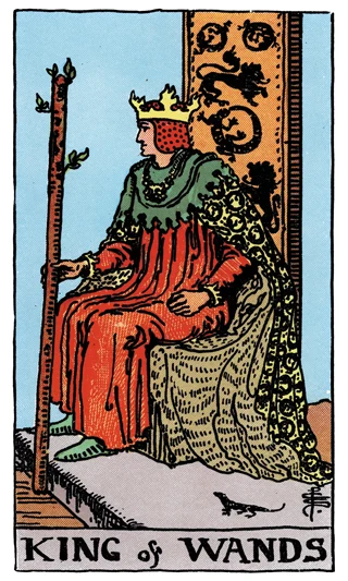 King of Wands — Rider-Waite-Smith (RWS) tarot card