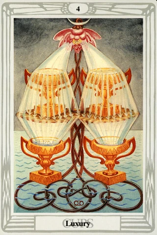 4 of Cups — Thoth Tarot tarot card