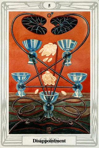 5 of Cups — Thoth Tarot tarot card