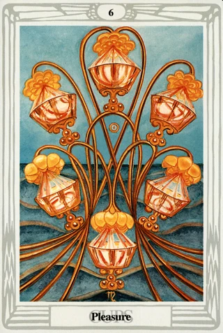 6 of Cups — Thoth Tarot tarot card