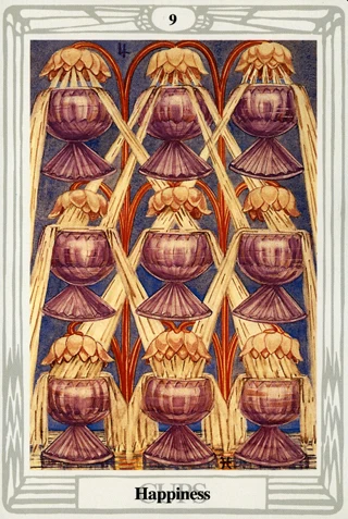 9 of Cups — Thoth Tarot tarot card