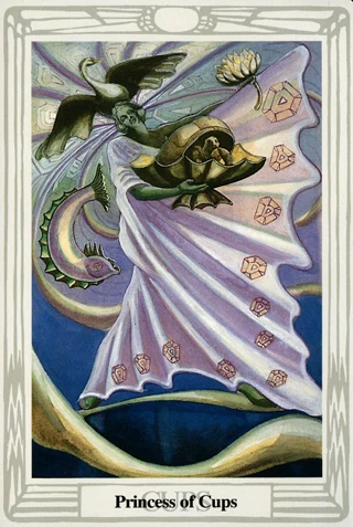 Princess of Cups — Thoth Tarot tarot card