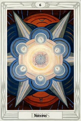 6 of Disks — Thoth Tarot tarot card