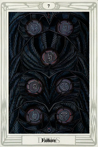 7 of Disks — Thoth Tarot tarot card