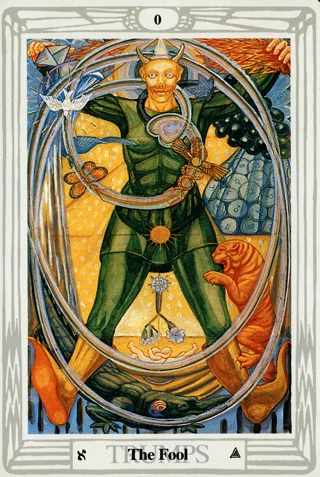The Fool — Thoth Tarot tarot card