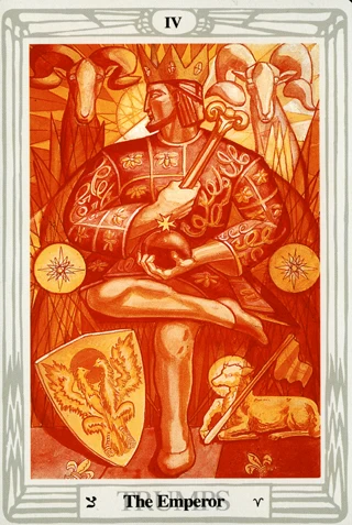 The Emperor — Thoth Tarot tarot card
